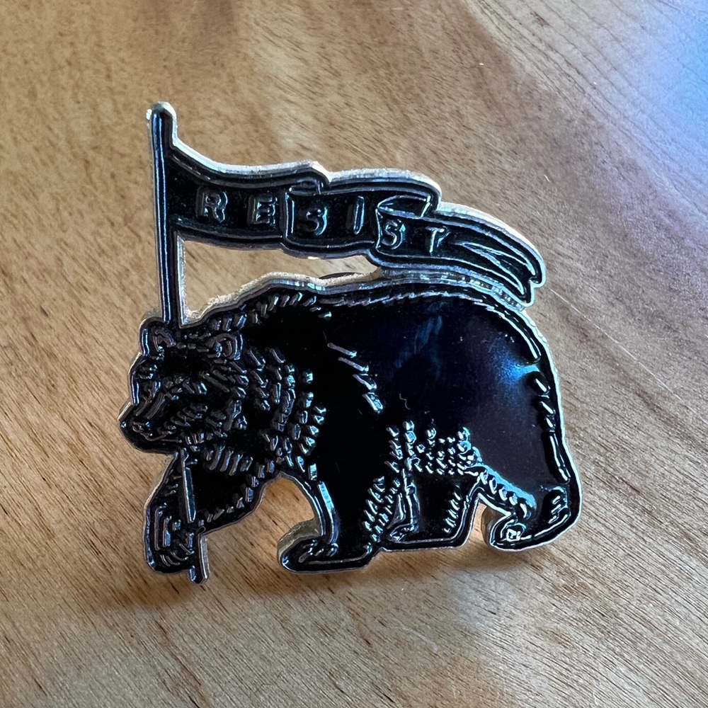 “Resist” Pin. Feminism, Anti-racism, Activism.